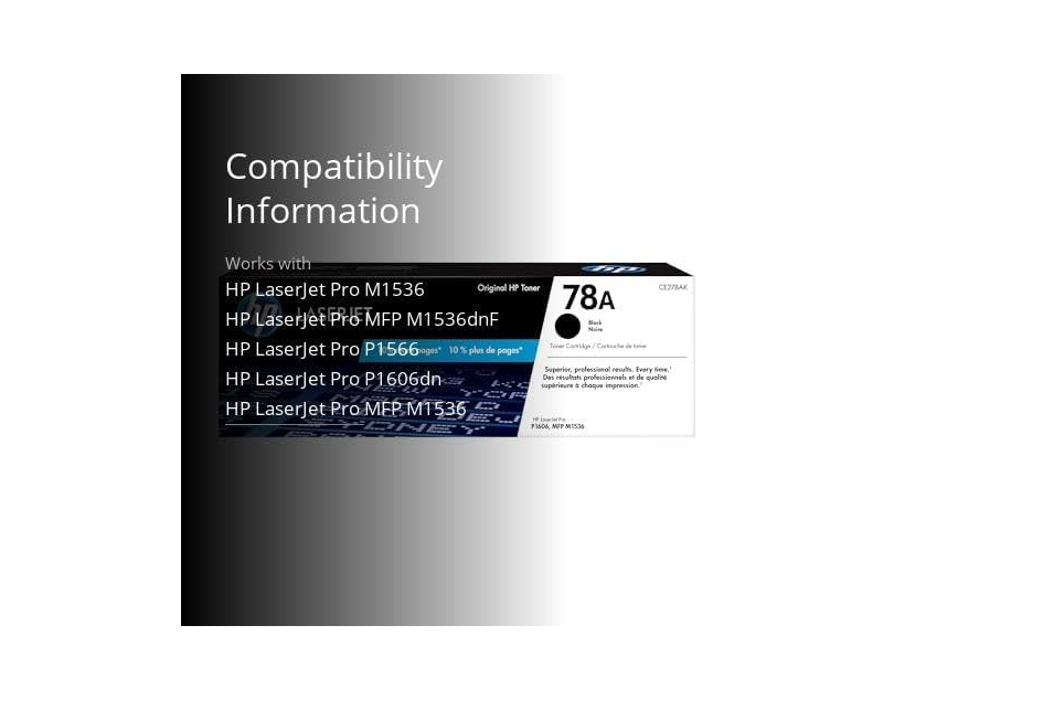 HP 78A (CE278A) Black Toner Cartridge