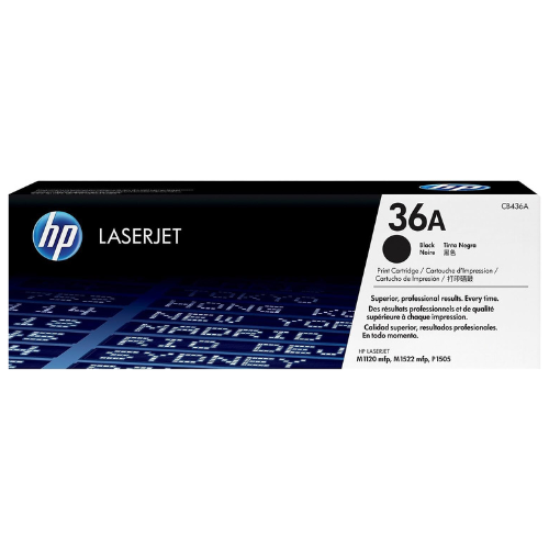 HP CB436A (36A) Black Toner Cartridge