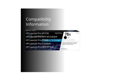 HP 78A (CE278A) Black Toner Cartridge