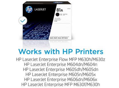 HP 81A (CF281A) Black Toner Cartridge