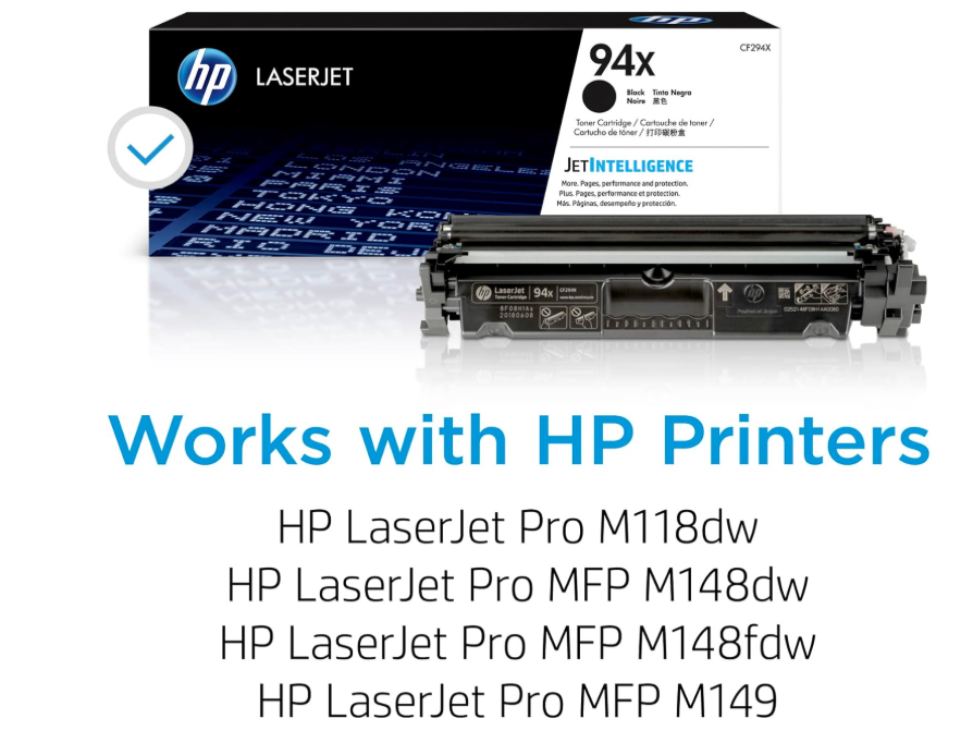 HP 94X High Yield Black Toner