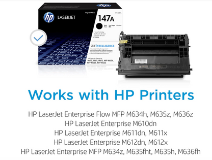 HP 147A (W1470A) Black Toner Cartridge
