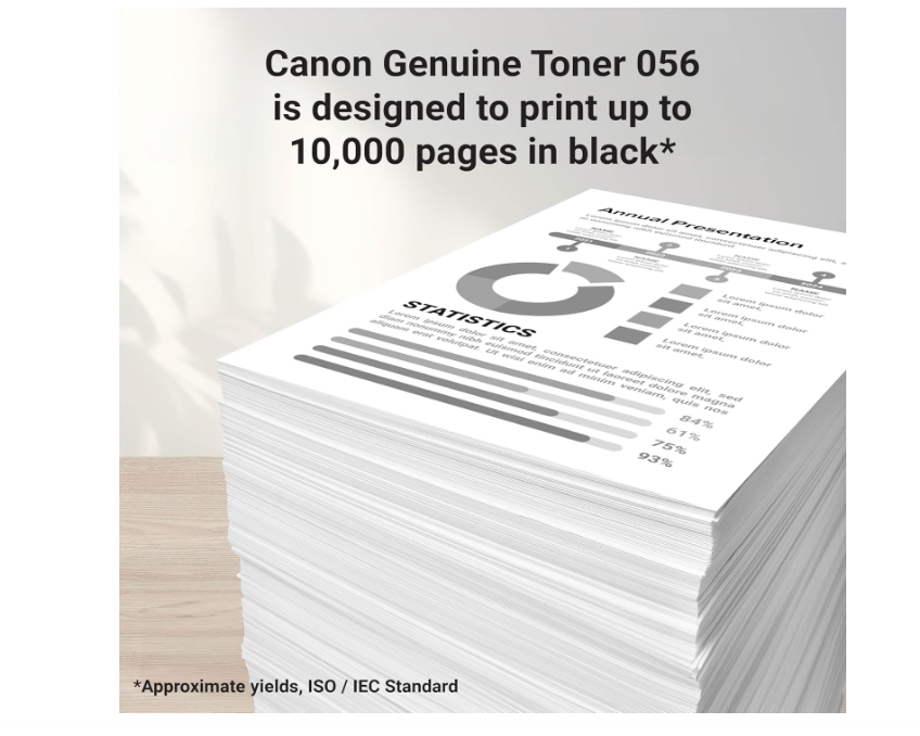 Canon Genuine 056 Black Toner Cartridge