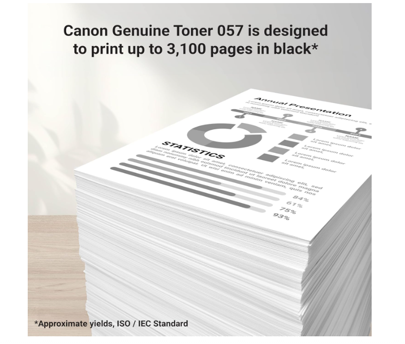 Canon 057 Standard Yield Black Toner Cartridge