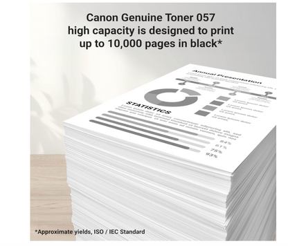 Canon 057H High Yield Black Toner Cartridge