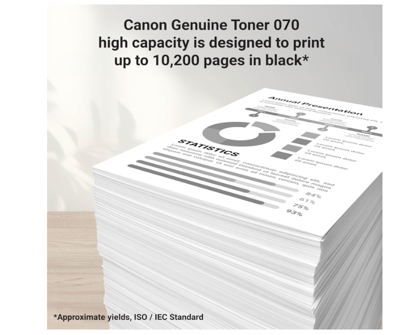 Canon 070H High Yield Black Toner Cartridge