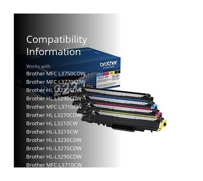 Brother TN-223 4-Pack Toner Cartridge Set